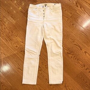 Citizens Of Humanity Olivia, high-rise, slim ankle white Skinny Jeans